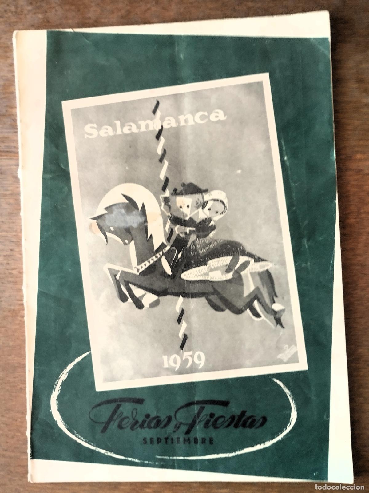 Coleccionismo: Ferias y fiestas de Salamanca, 1959, programa,