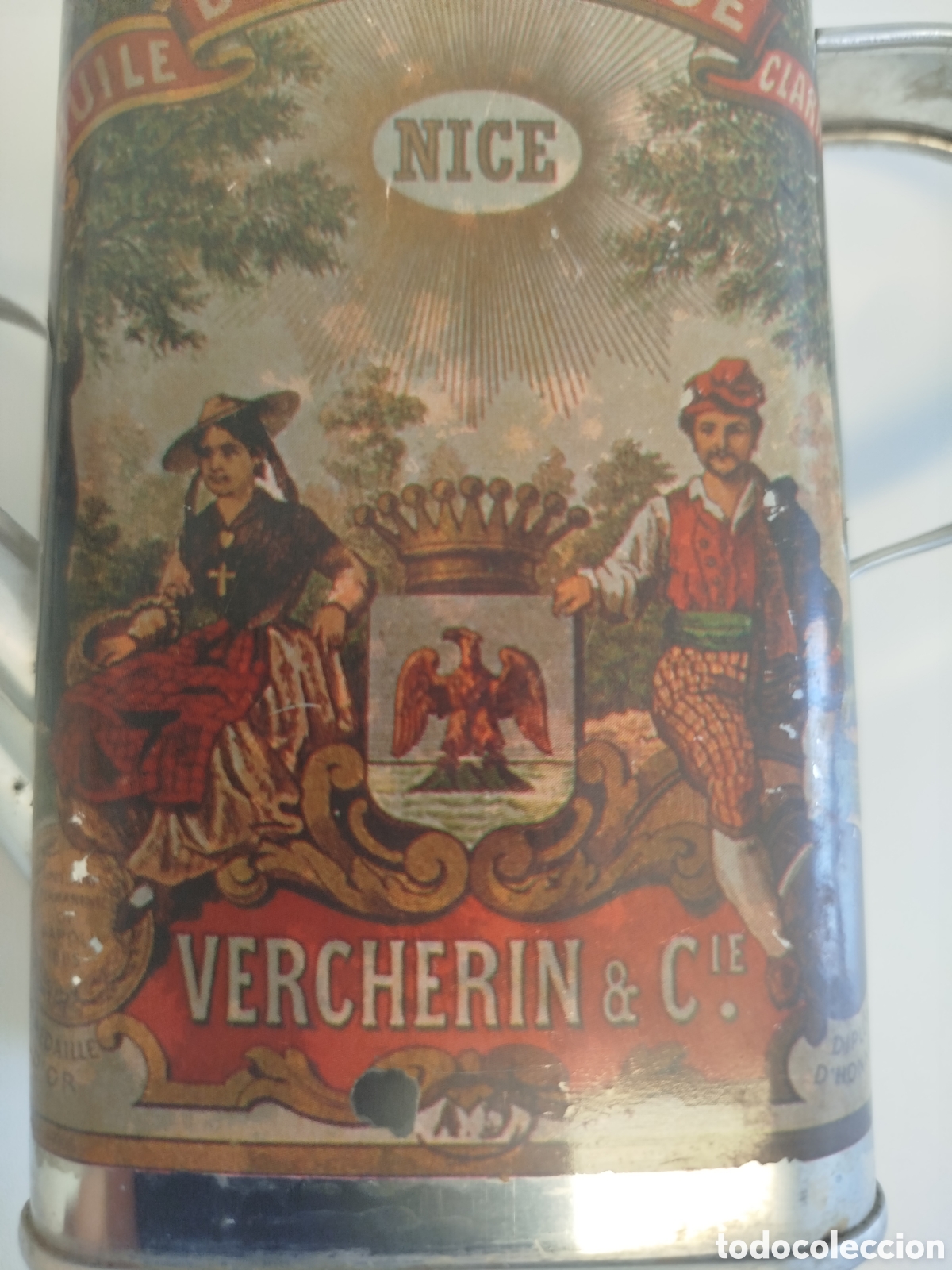 Coleccionismo: Aceitera Vercherin & Cie - Foto 1