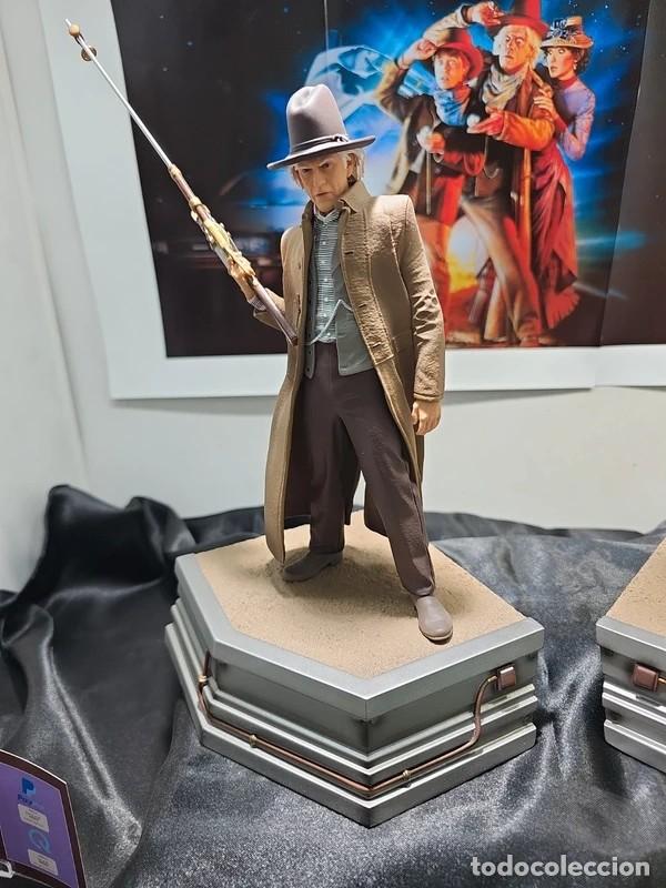 Coleccionismo: Figura Regreso al Futuro III Estatua 1/10 Art Scale Doc Brown 32 cm