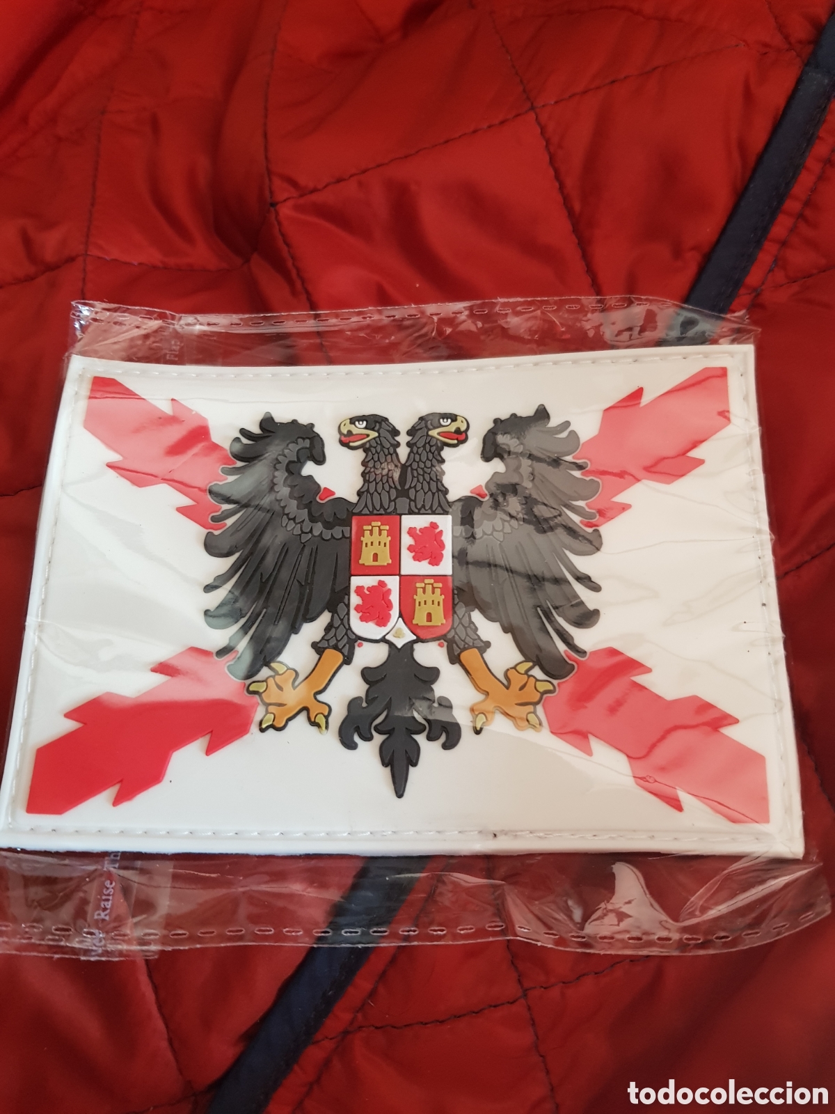 Coleccionismo: PARCHE REQUETES CARLISMO &Aacute;GUILA BICEFALA CON VELCRO