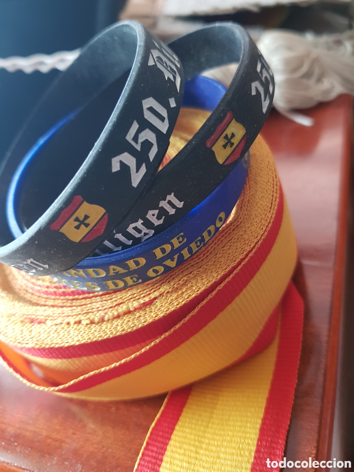Coleccionismo: LOTE DE 3 PULSERAS DE LA DIVISI&Oacute;N AZUL