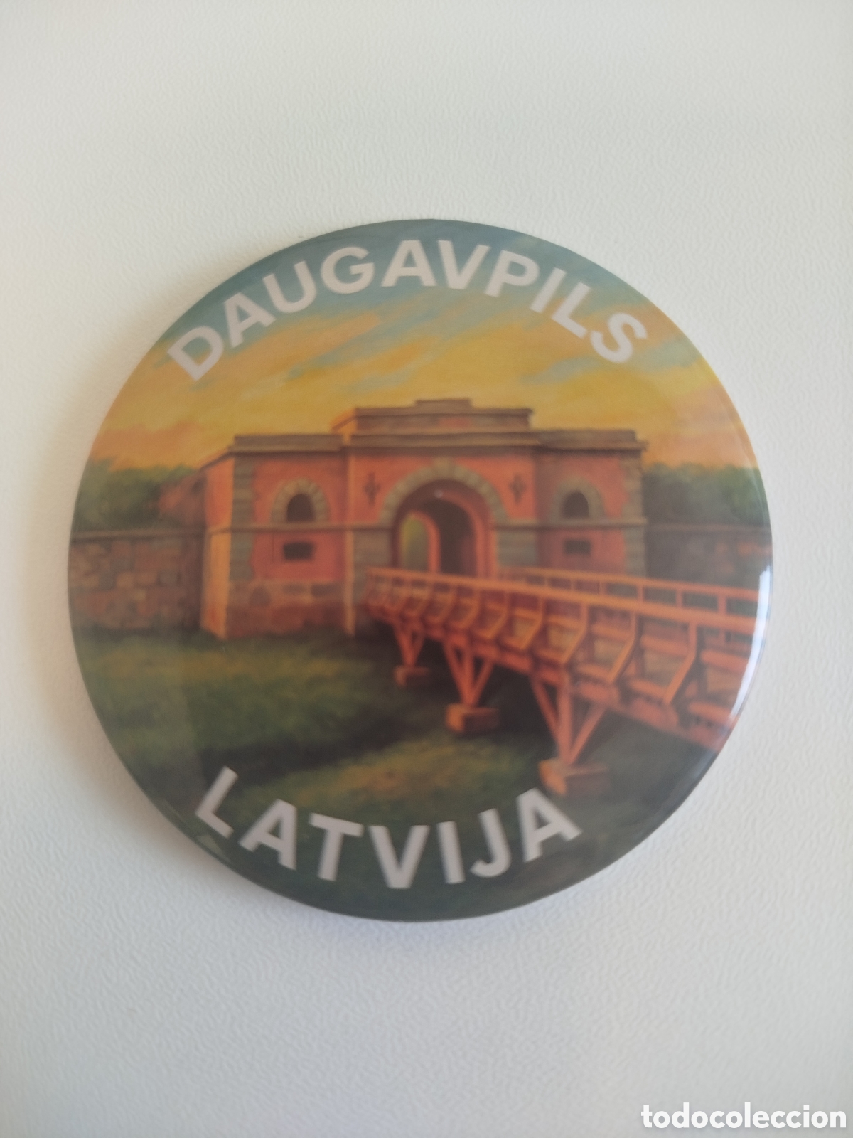 Coleccionismo: Im&aacute;n nevera &rdquo;Daugavpils&rdquo;, Letonia.