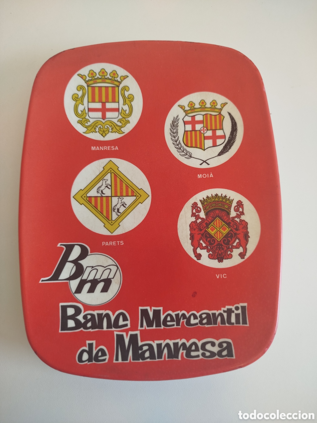 Coleccionismo: Bandeja &rdquo;Banco Mercantil de Manresa&rdquo;