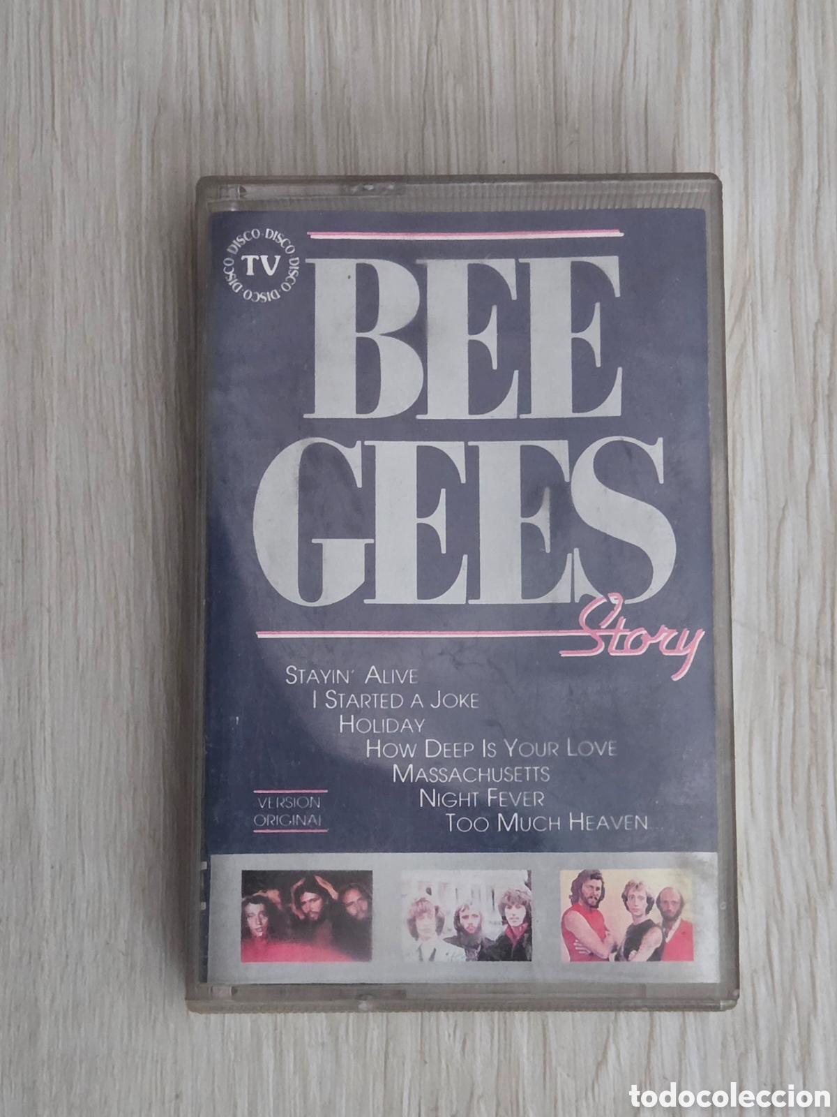 Coleccionismo: Cassette bee gees story en buen estado