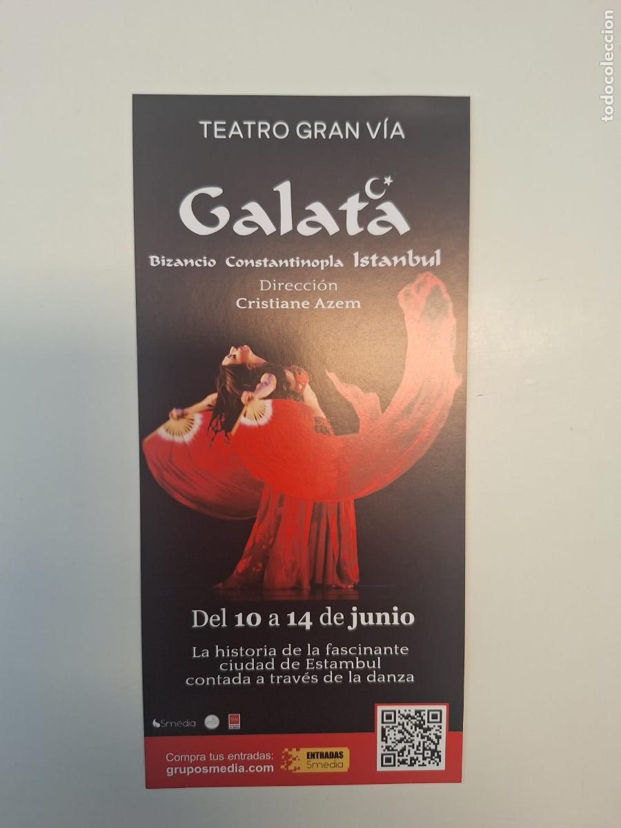Coleccionismo: Hoja volandera Galata Bizancio Constantinopla Estambul Teatro Gran V&iacute;a Madrid