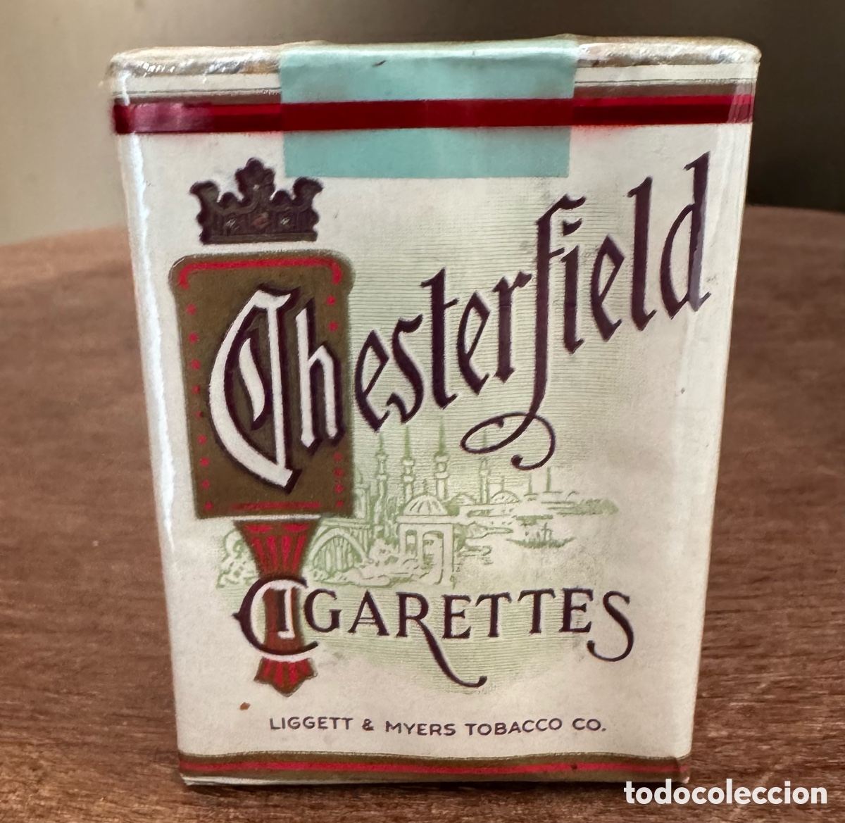 Coleccionismo: Paquete corto de tabaco chesterfiel americano