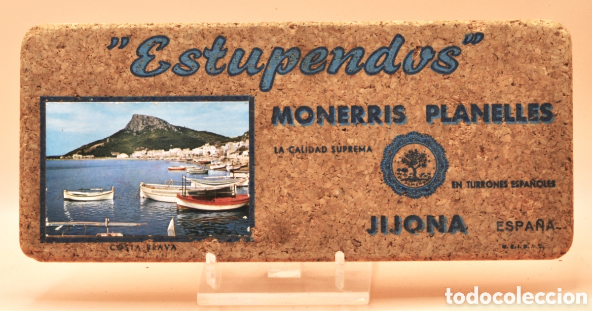 Coleccionismo: Tapa de turr&oacute;n de Jijona. &rdquo;Estupendos&rdquo;