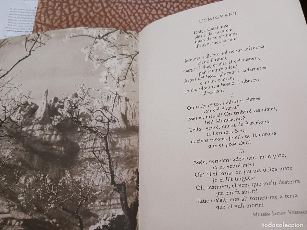 Coleccionismo: felicitacion navide&ntilde;a 1955, francesc bruguera, letra de el emigrant