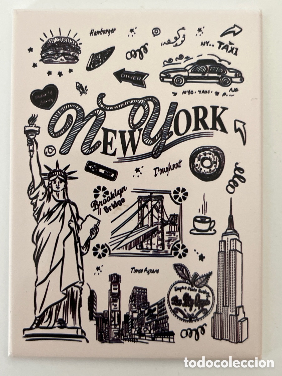 Coleccionismo: IMAN NEVERA. New York. Souvenir de Nueva York.