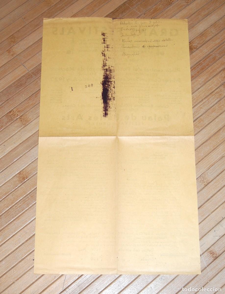 Coleccionismo: PROGRAMA DE FESTIVAL SARDANISTA DE 1932 - Foto 2