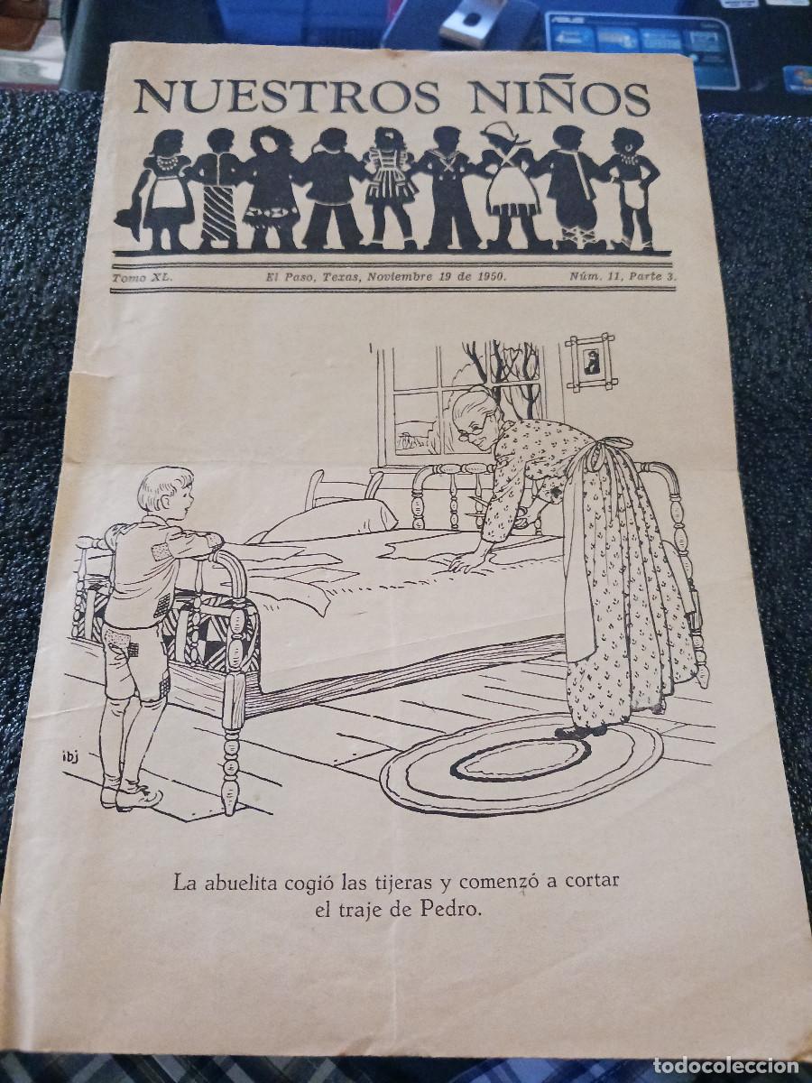 Coleccionismo: diptico, nuestros ni&ntilde;os, el paso, texas, 1924, casa bautista de publicaciones