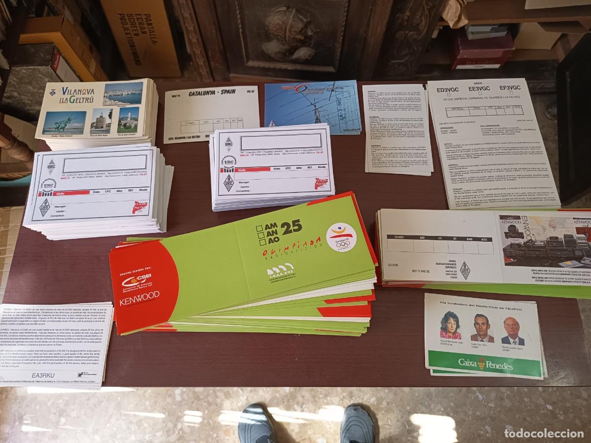 Coleccionismo: Lote de QSLs en blanco