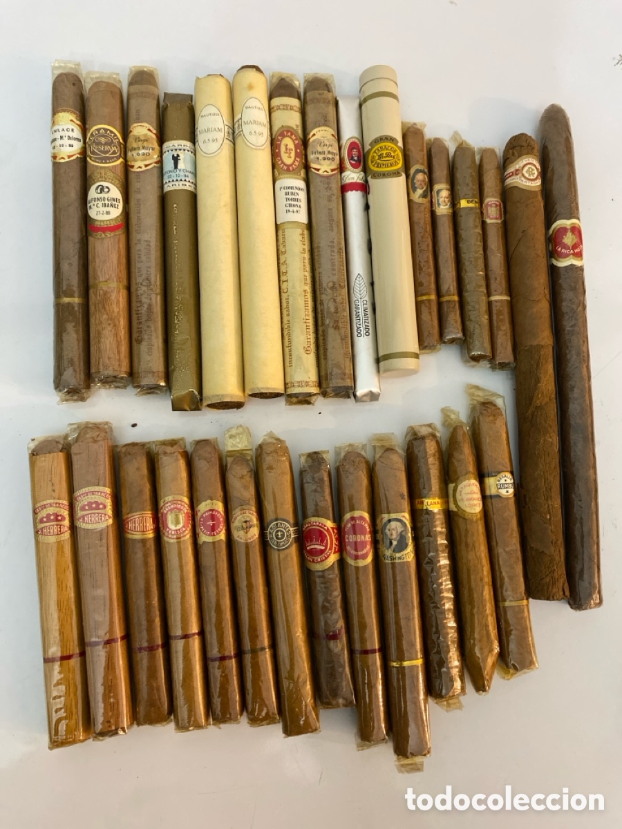 Coleccionismo: Lote tabaco puro surtido