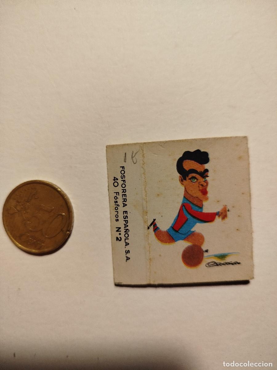 Coleccionismo: caja cerillas futbol retro
