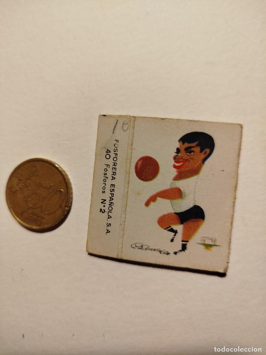 Coleccionismo: caja cerillas futbol retro