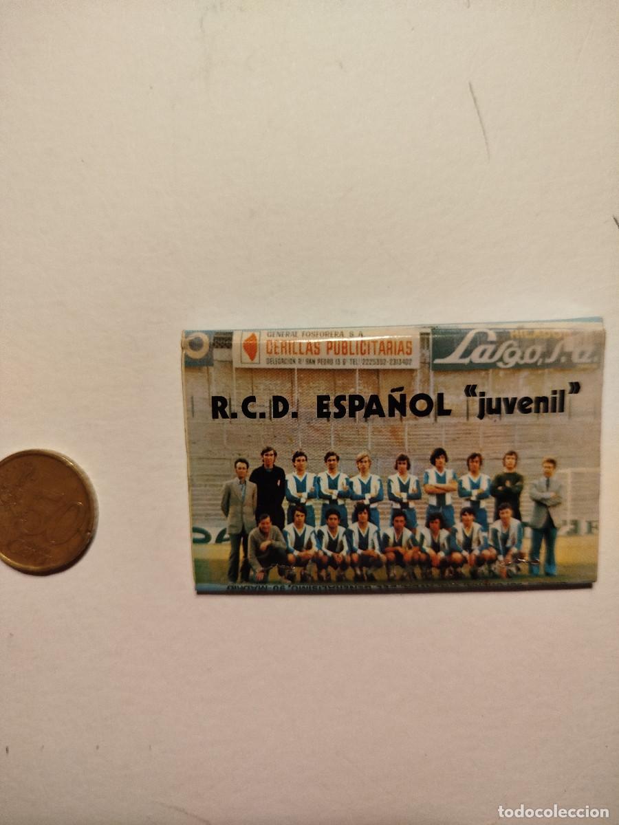 Coleccionismo: caja cerillas futbol retro RCD ESPA&Ntilde;OL