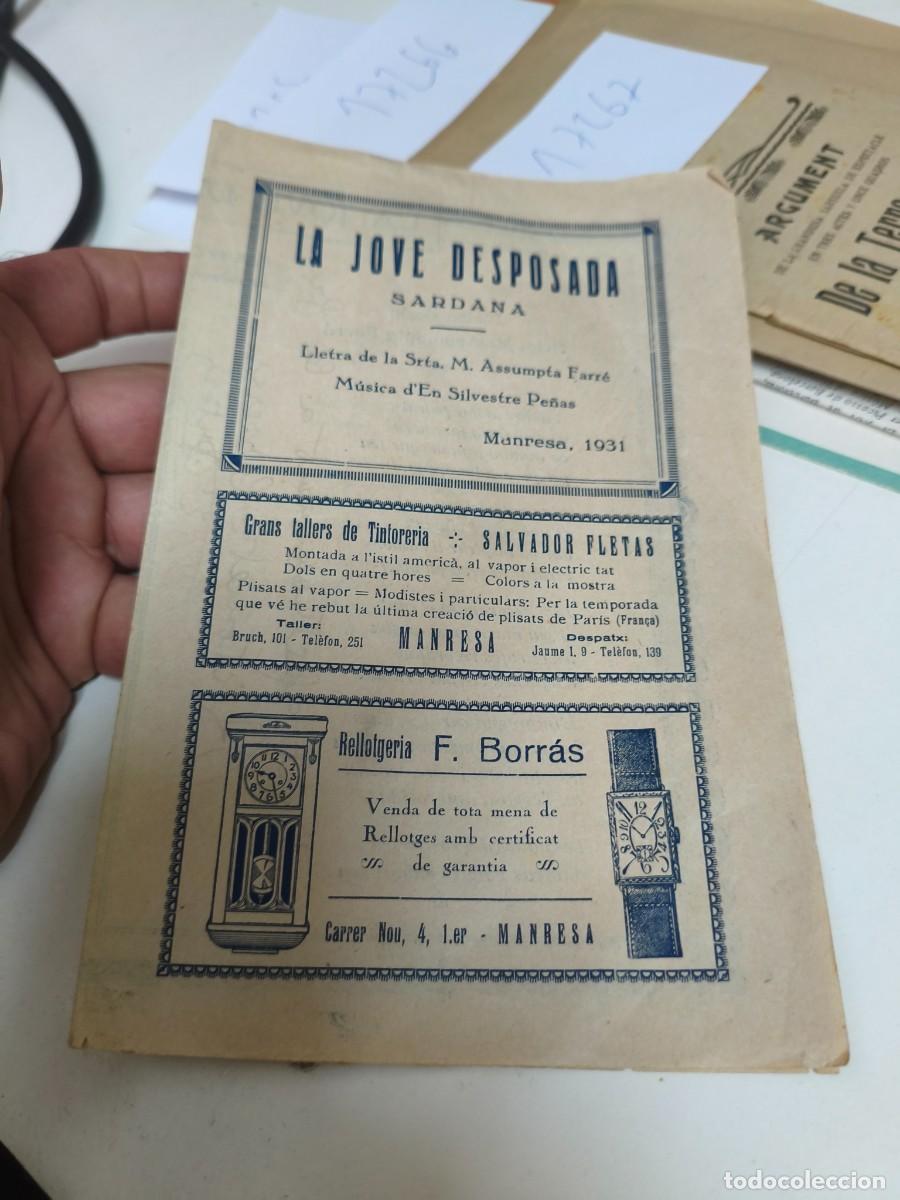 Coleccionismo: La jove desposada. Sardana. M. Assumpta Farr&eacute;. Silvestre Pe&ntilde;as. Dedicat&ograve;ria aut&ograve;grafa. Manresa 1931