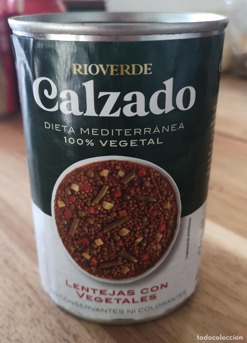 Coleccionismo: LATA VACIA - LENTEJAS CON VEGETALES - CALZADO Rioverde