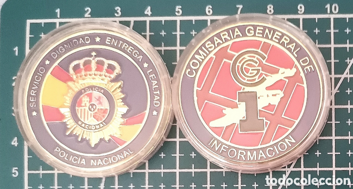 Coleccionismo: Moneda Comisar&iacute;a General de Informaci&oacute;n Polic&iacute;a Nacional Espa&ntilde;a