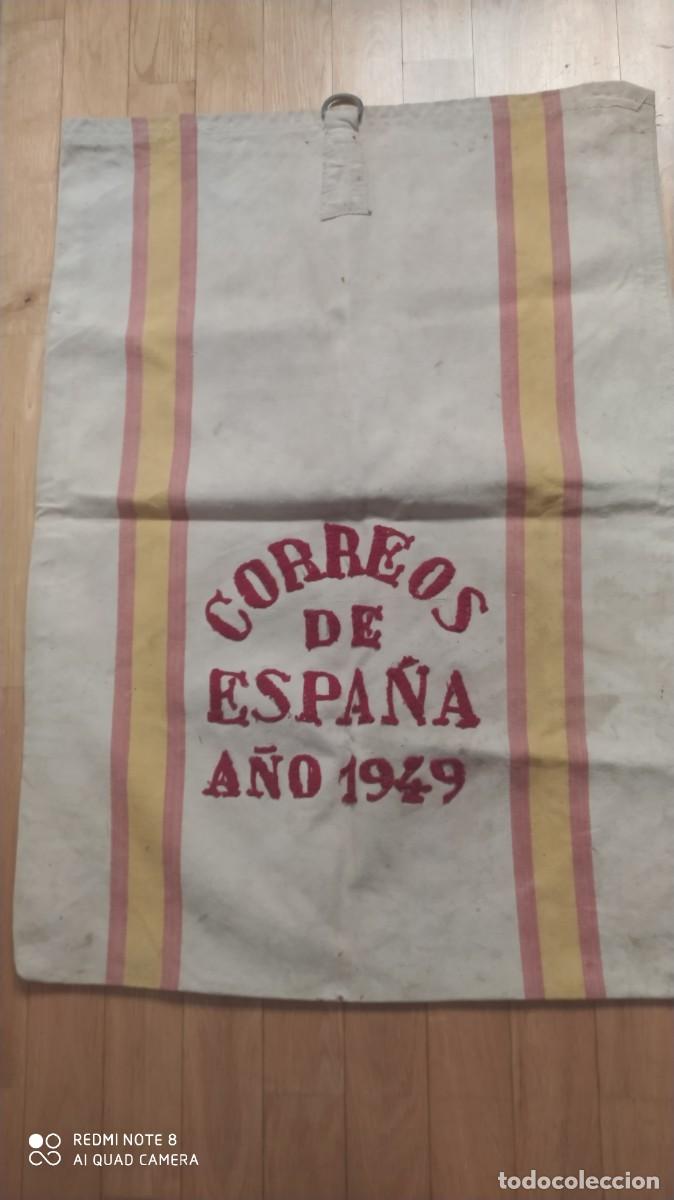 Coleccionismo: SACA DE CORREOS ANTIGUA 1949 -SACO DE CORREOS 1949 PARA ENVIOS CERTIFICADOS ,EN BUEN ESTADO