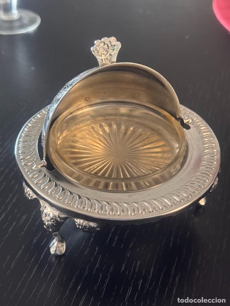 Coleccionismo: Plato de caviar de alpaca - Foto 2