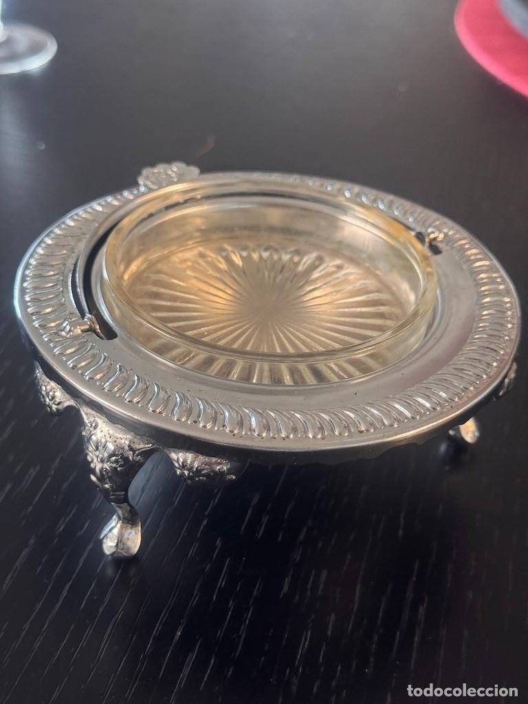 Coleccionismo: Plato de caviar de alpaca - Foto 3
