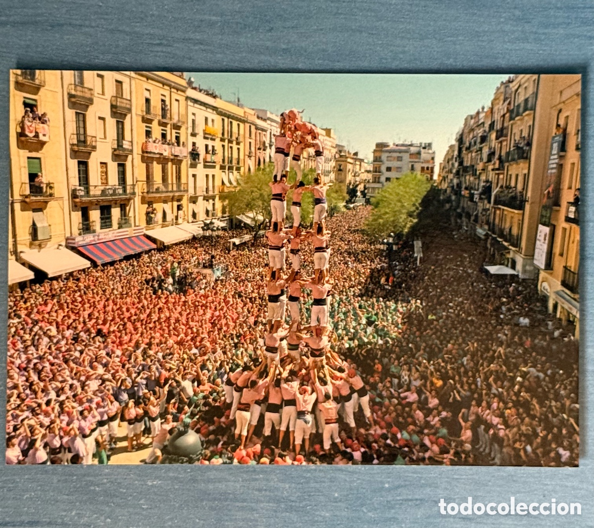 Coleccionismo: Postal de les festes № 27 TGN. Xiquets de Tarragona. Santa Tecla 2016 Tarragona