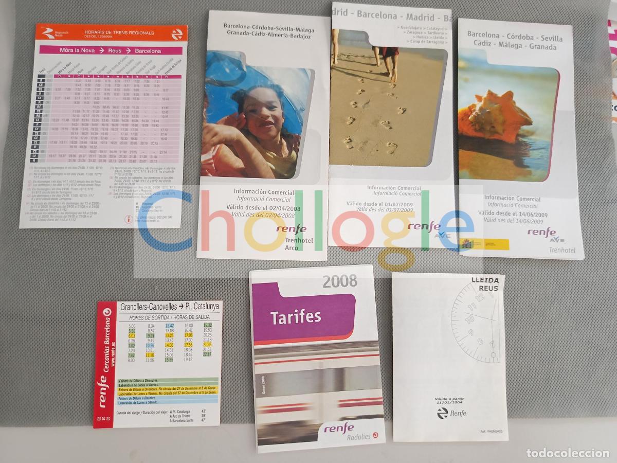Coleccionismo: Guia folleto horarios RENFE 2