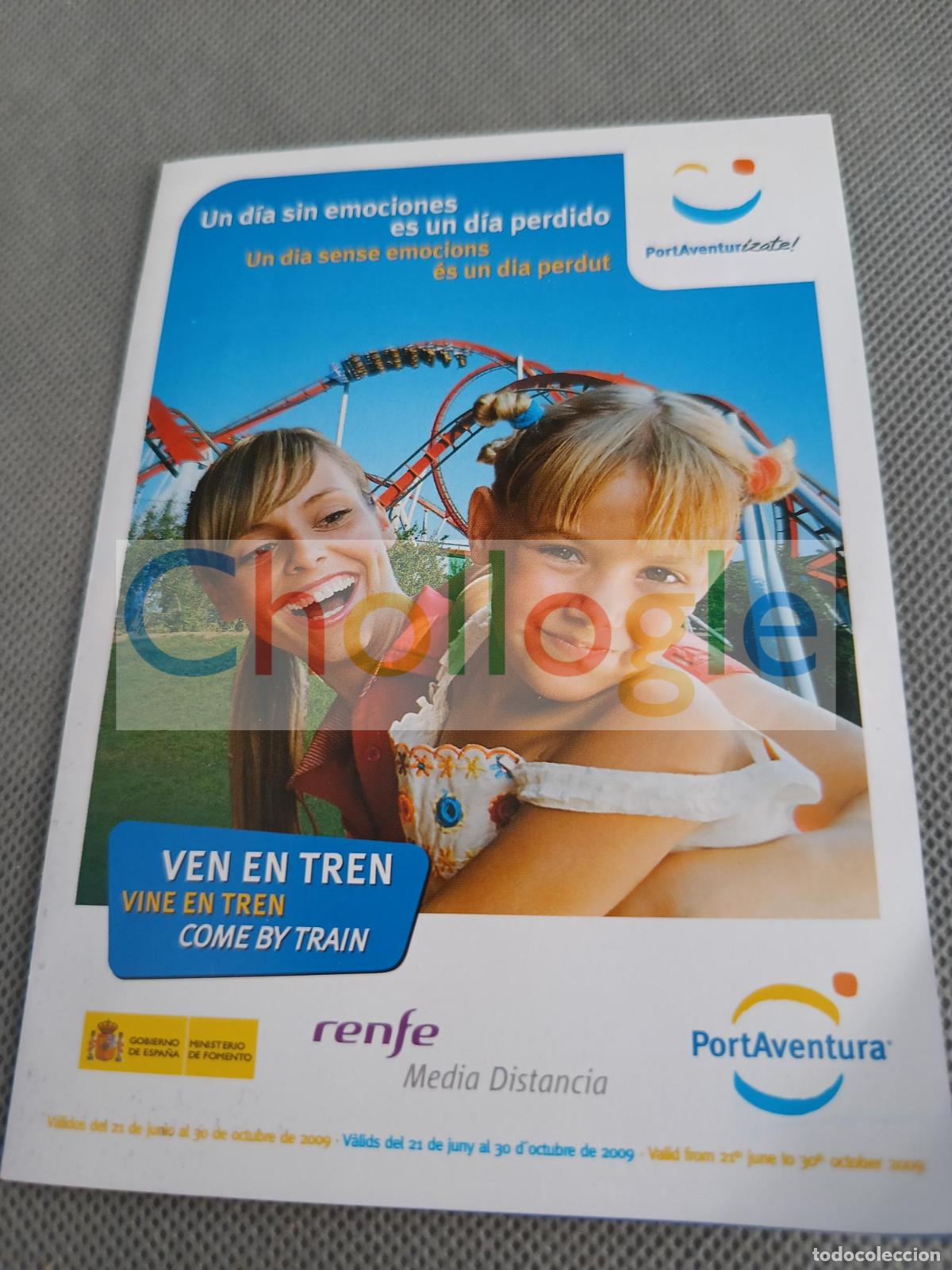 Coleccionismo: Folleto Port Aventura horarios