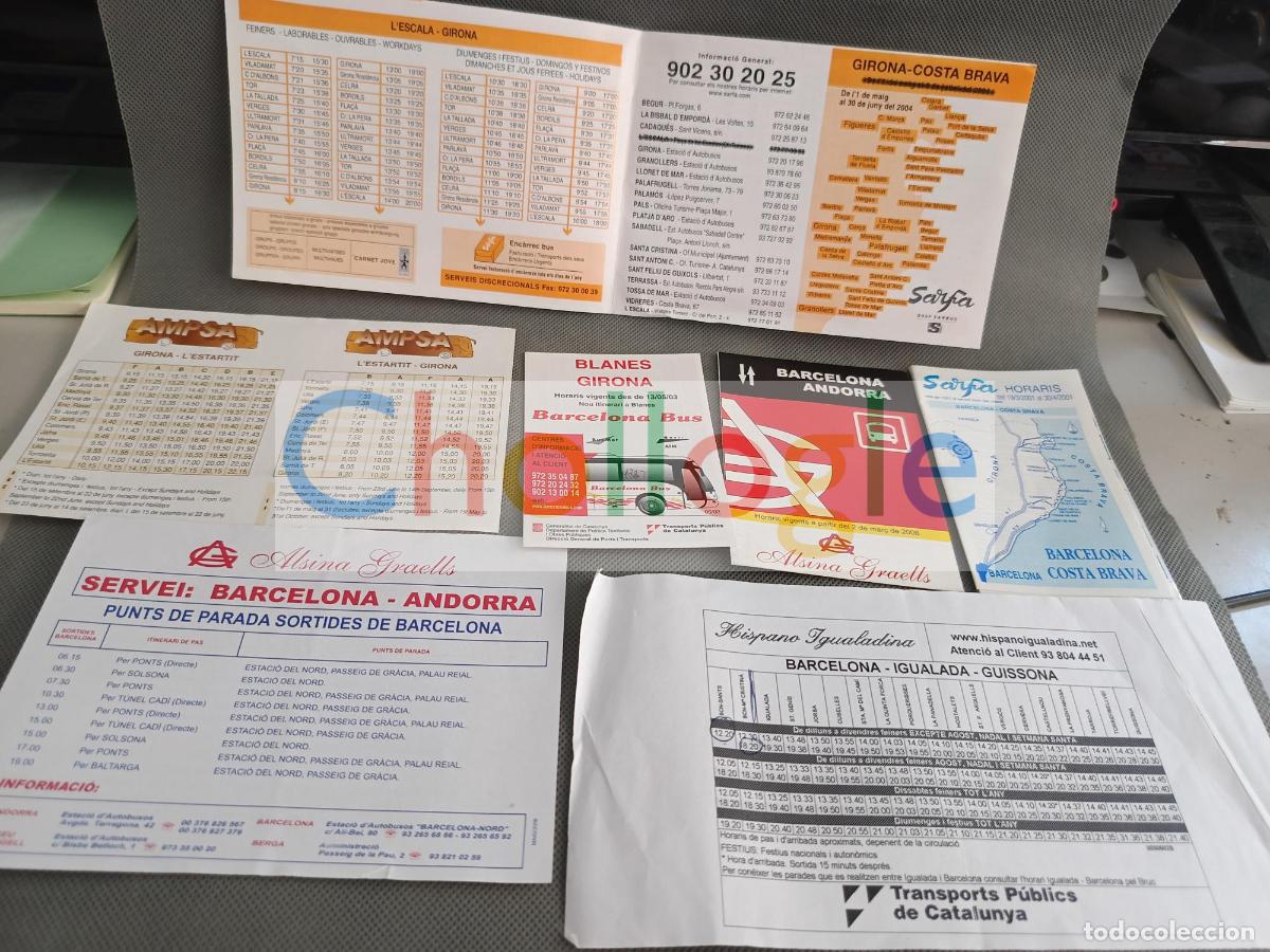 Coleccionismo: Guia horari s autobuses