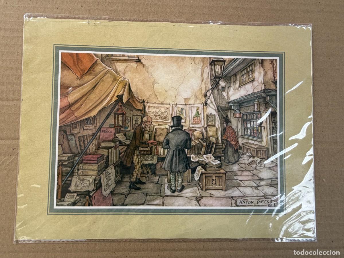 Coleccionismo: S1- LAMINA DE UNA ESCENA EN UNA BILIOTECA DE ANTON PIECK