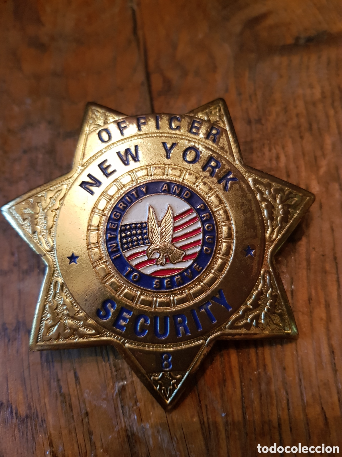 Coleccionismo: PLACA NEW YORK SEGURITY