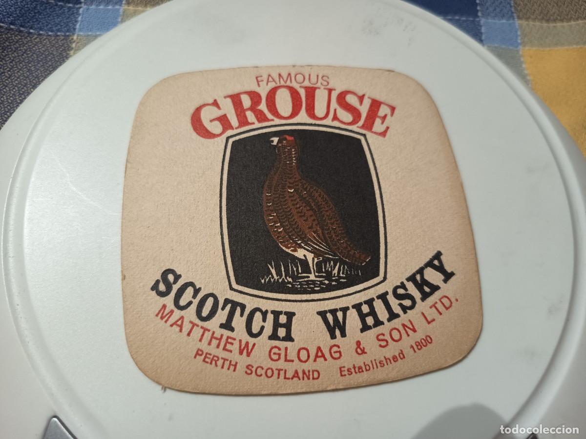 Coleccionismo: POSAVASOS DE WHISKY FAMOUS GROUSE