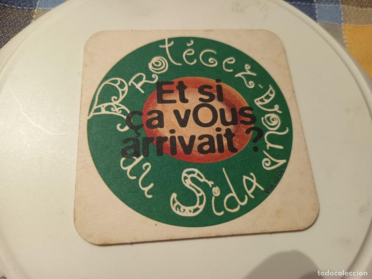 Coleccionismo: POSAVASOS DE CAMPA&Ntilde;A ANTISIDA