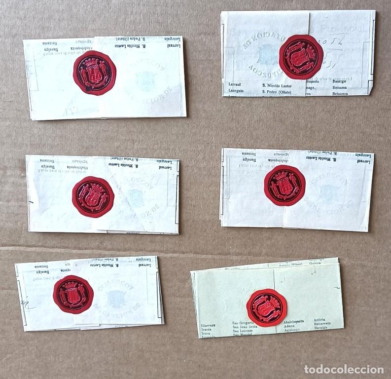 Coleccionismo: Lote de 6 telegramas enviados a la f&aacute;brica de armas de Star de Eibar &ndash; Bonifacia Echevarr&iacute;a