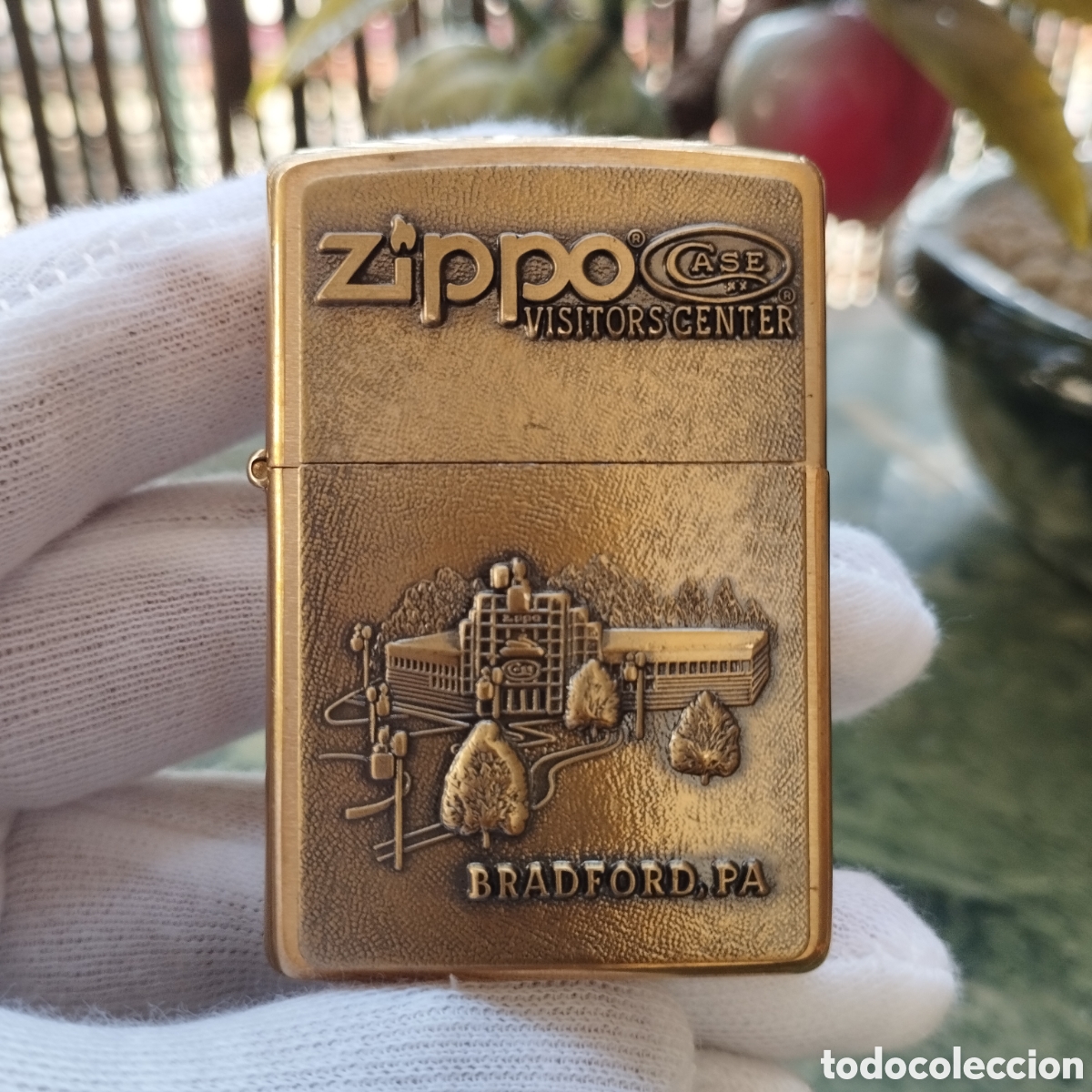 Coleccionismo: Zippo exclusivo Case Visitors Center 1998 Encendedor/Mechero conmemorativo Bradford, PA. Made USA