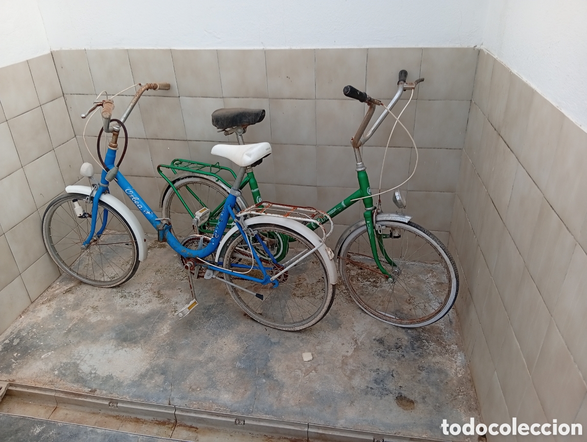 Coleccionismo: Pareja de bicicletas antiguas
