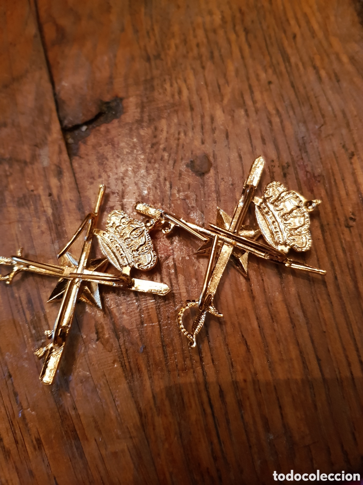 Coleccionismo: PAREJA DE INSIGNIAS DE GENERAL DE BRIGADA