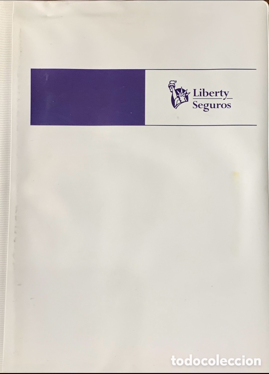 Coleccionismo: Carpeta de documentaci&oacute;n. Publicidad LIBERTY Seguros. A&ntilde;os 80.