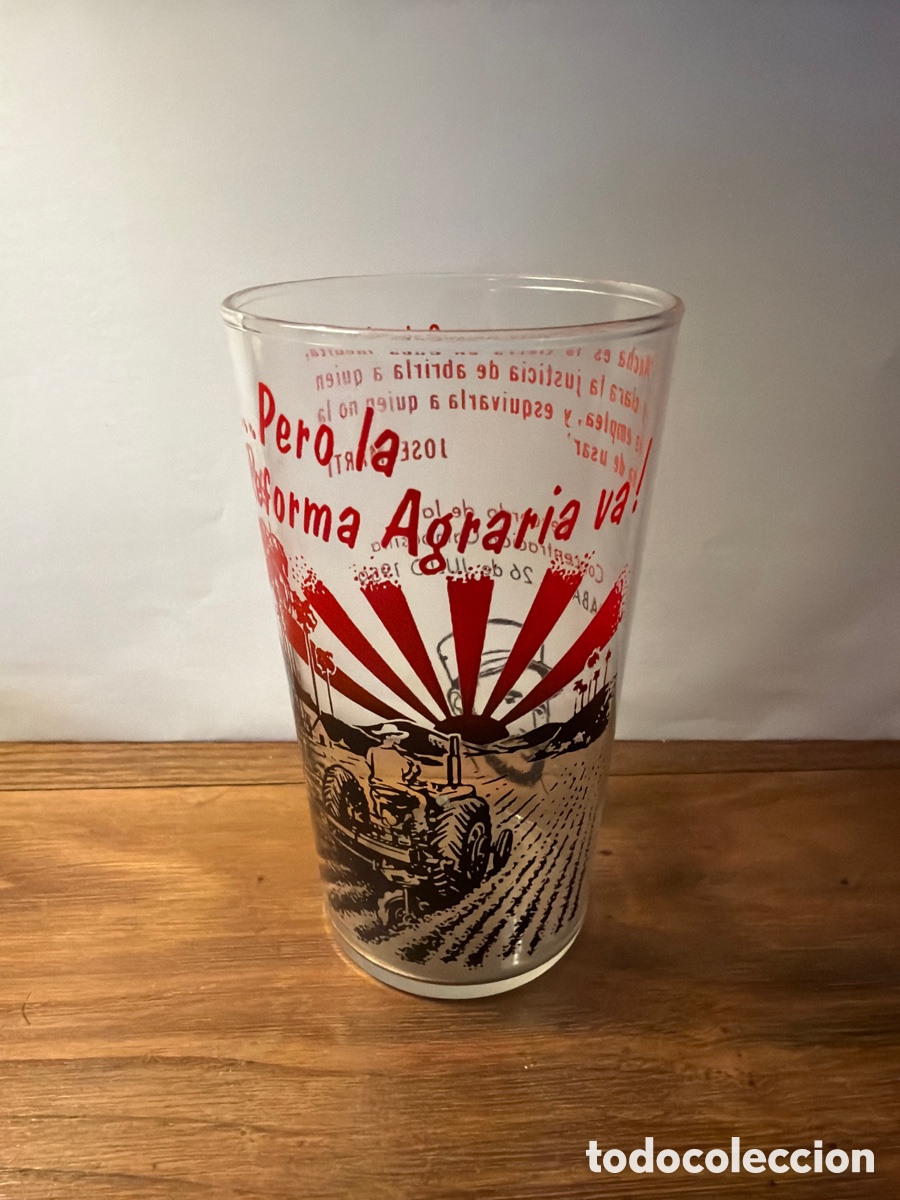 Coleccionismo: Vaso recuerdo de la concentraci&oacute;n campesina de cuba