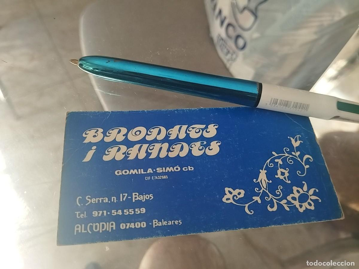 Sammelleidenschaft Papier: TARJETA BRODATS I RANDES/ GOMILA- SIMO CB / ALCUDIA MALLORCA