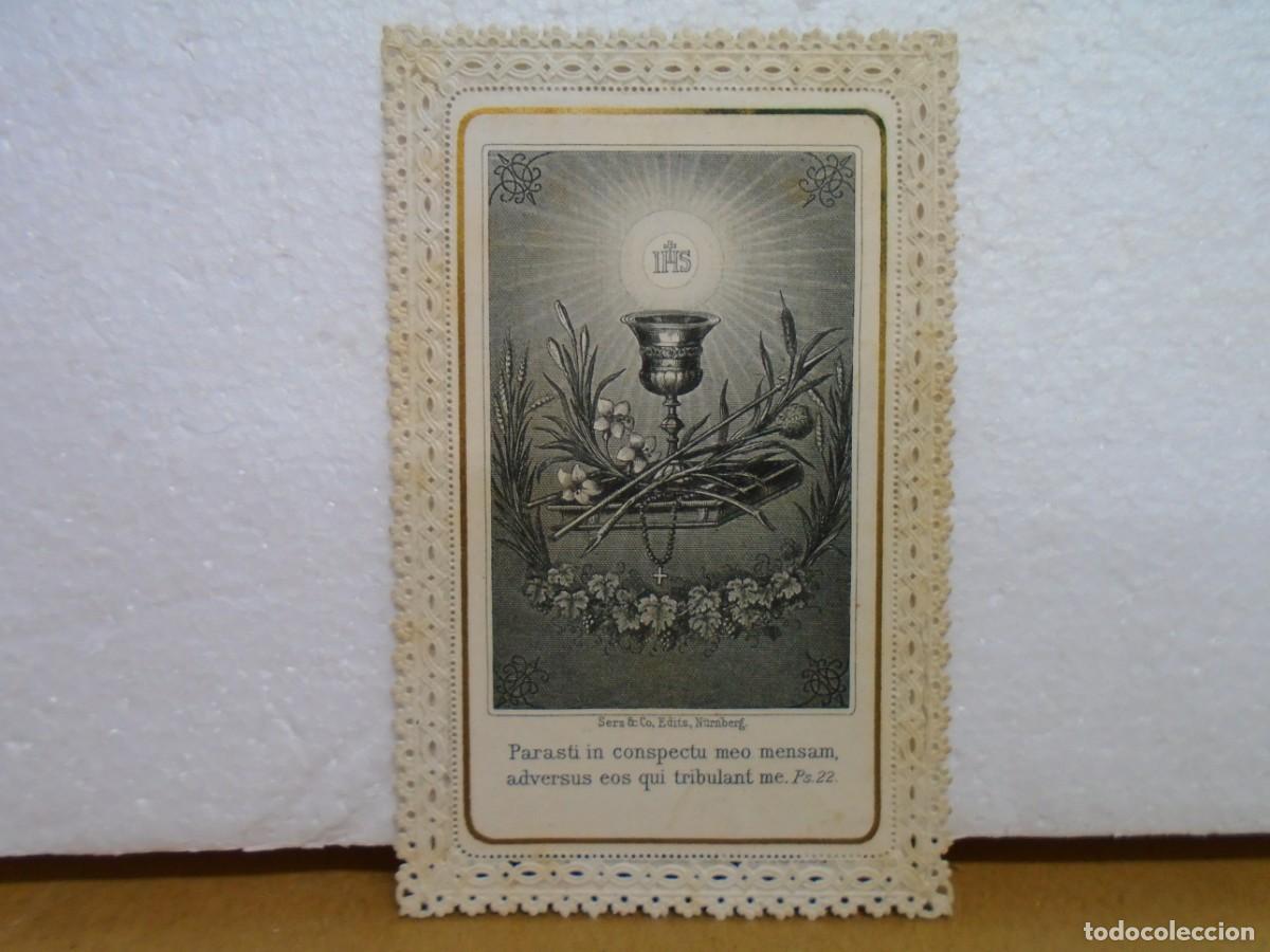 Collectionnisme: ANTIGUA Y PRECIOSA ESTAMPA LITOGRAFIADA,TROQUELADA Y CALADA 1&ordm; XX.