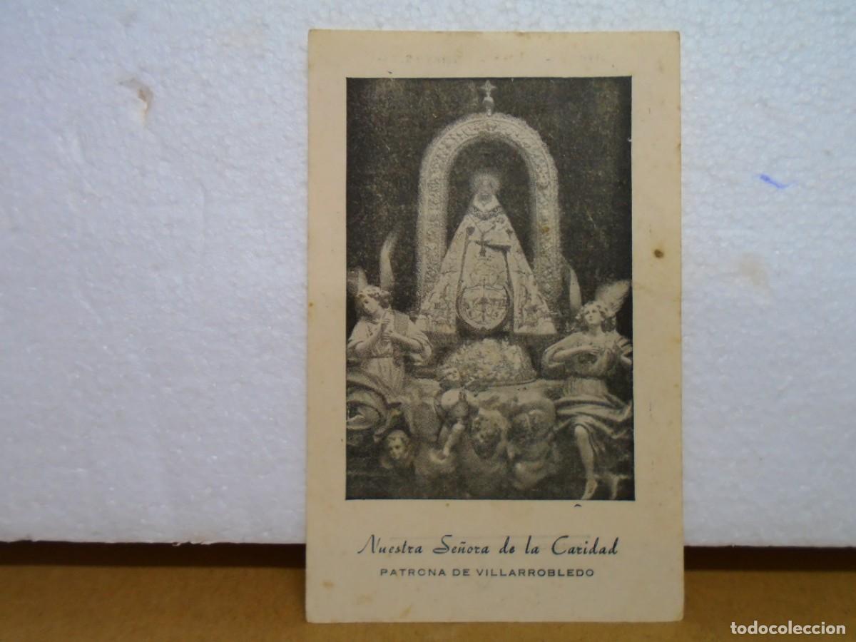 Collectionnisme: ANTIGUO RECORDATORIO DE NTRA.SRA.DE LA CARIDAD,PATRONA DE VILLARROBLEDO(ALBACETE)