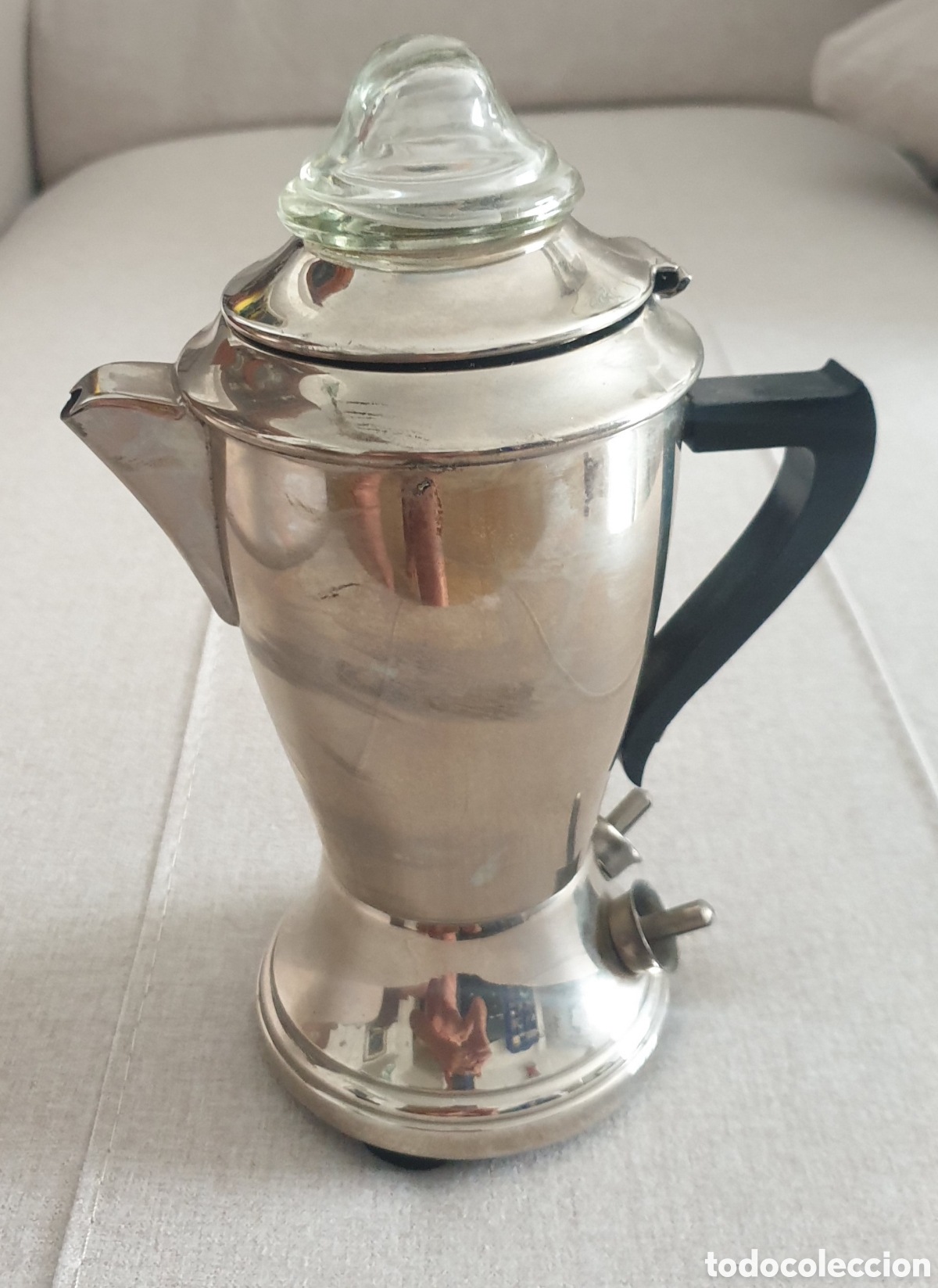 Coleccionismo: CAFETERA EL&Eacute;CTRICA VINTAGE (MARCA CRESPO)