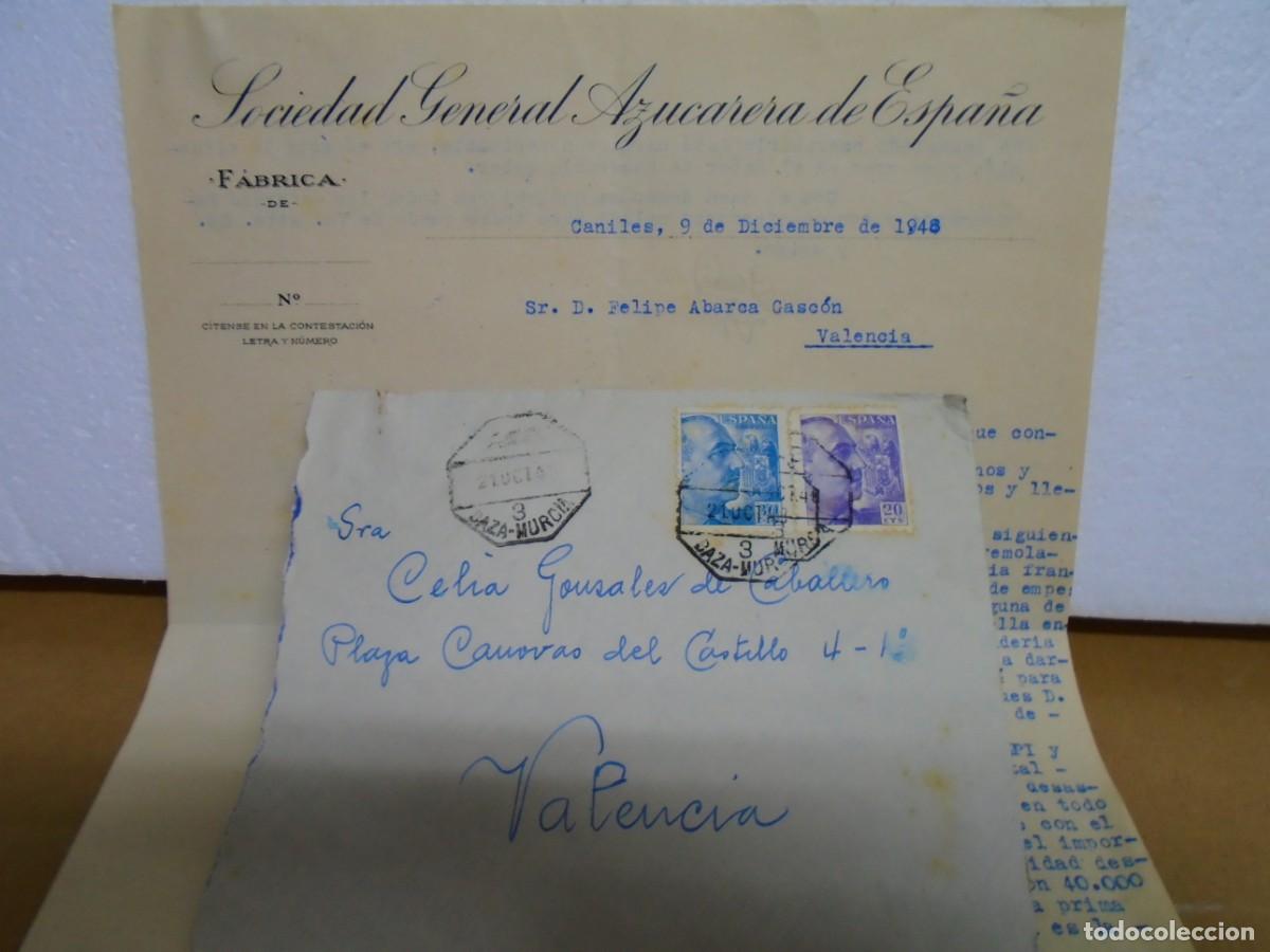 Colecionismo: SOCIEDAD GENERAL AZUCARERA DE ESPA&Ntilde;A,FABRICA DE CANILES(GRANADA) 1948.