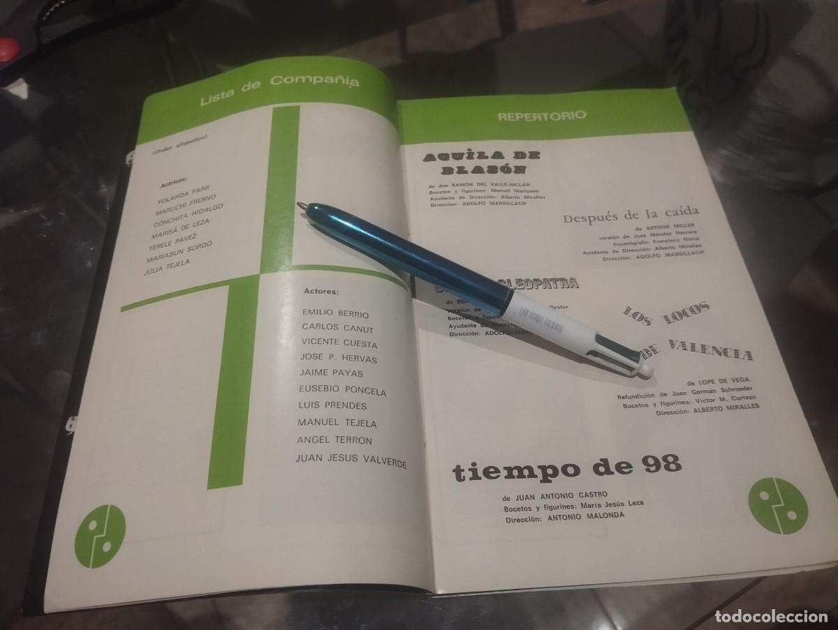 Coleccionismo: programa librito del grupo de teatro 70 - adolfo marsillach - Foto 3