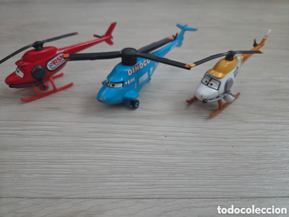 Collecting: Lote 3 helicoptero cars disney pixar