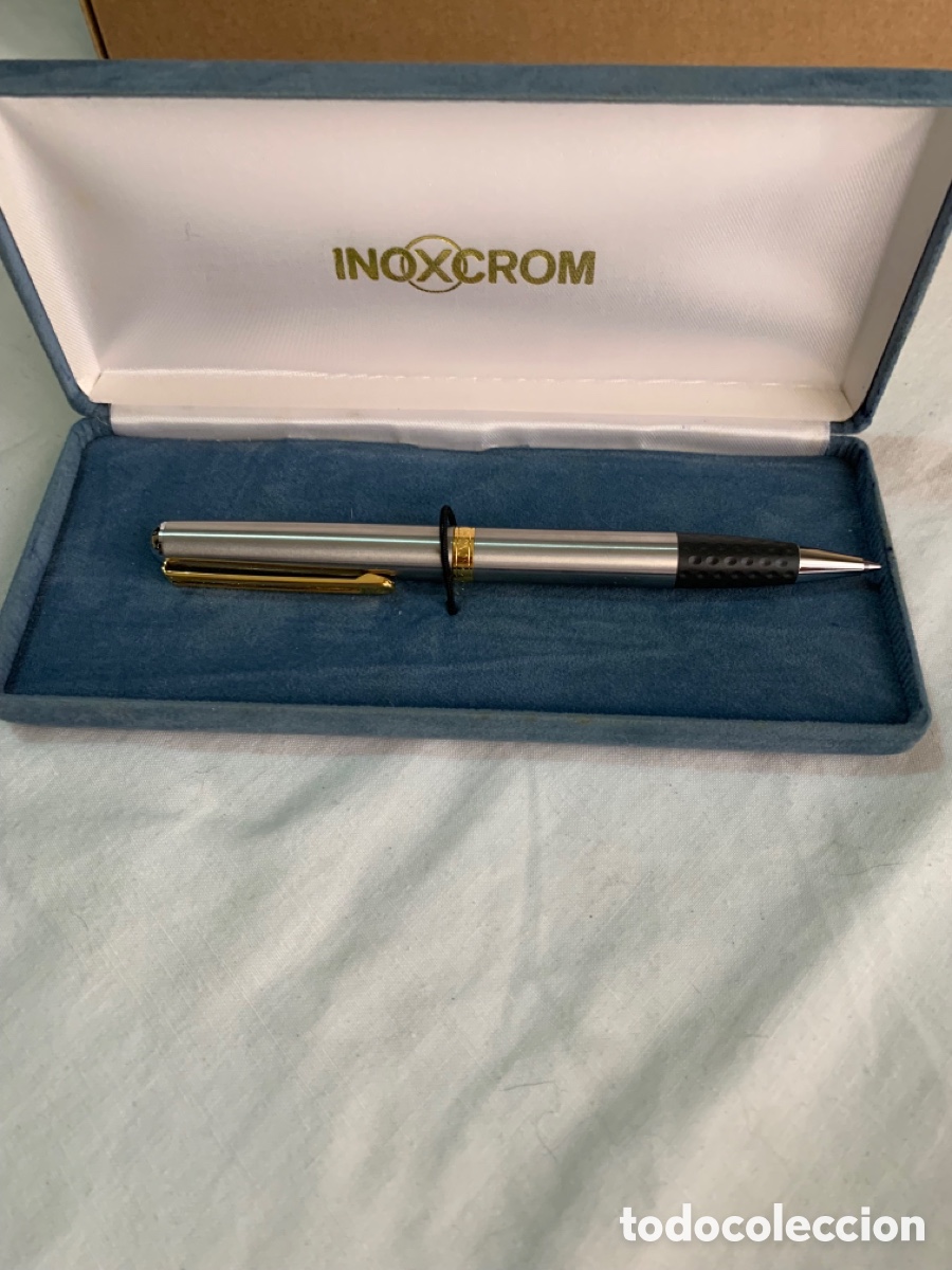 Coleccionismo: Bol&iacute;grafo de marca Inoxcrom con su caja original