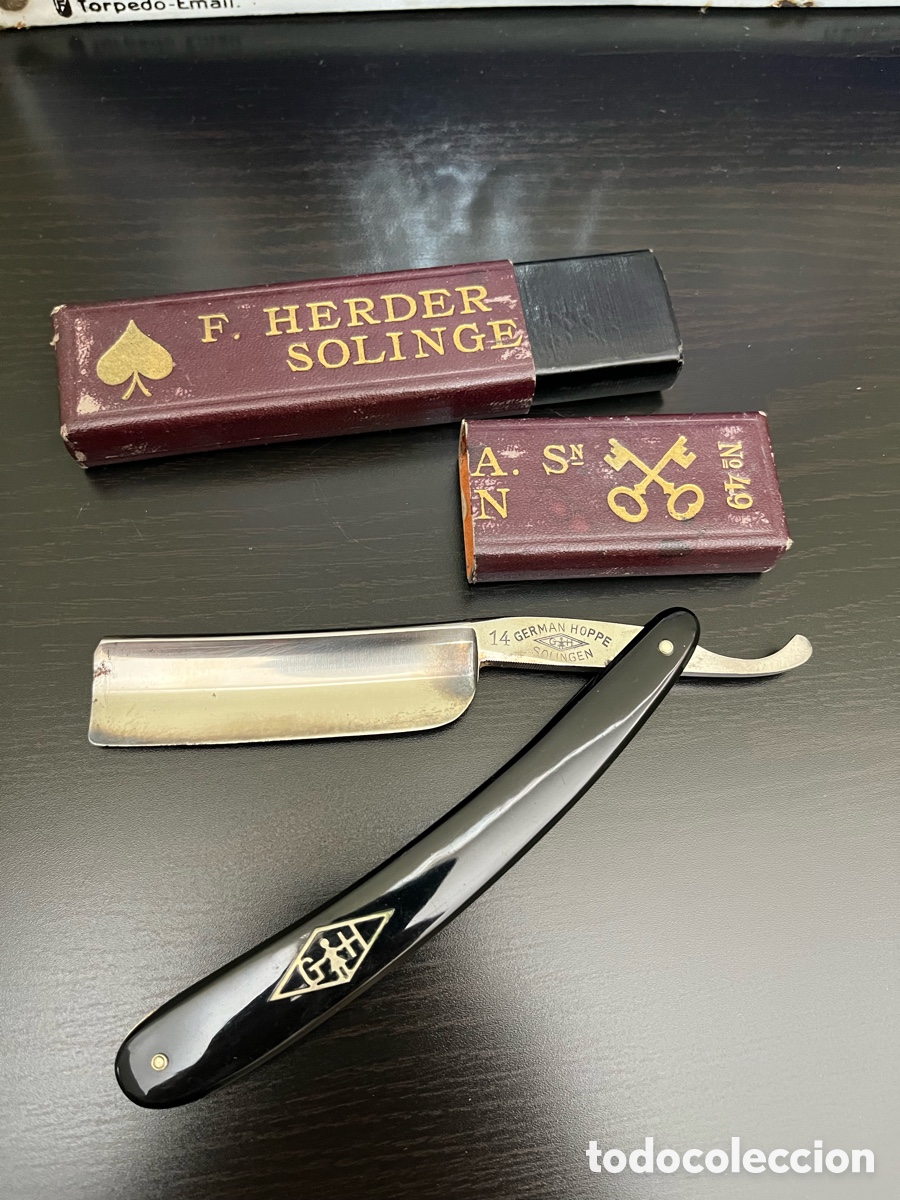 Coleccionismo: Navaja de afeitar Solingen 14 GH German Hoppe