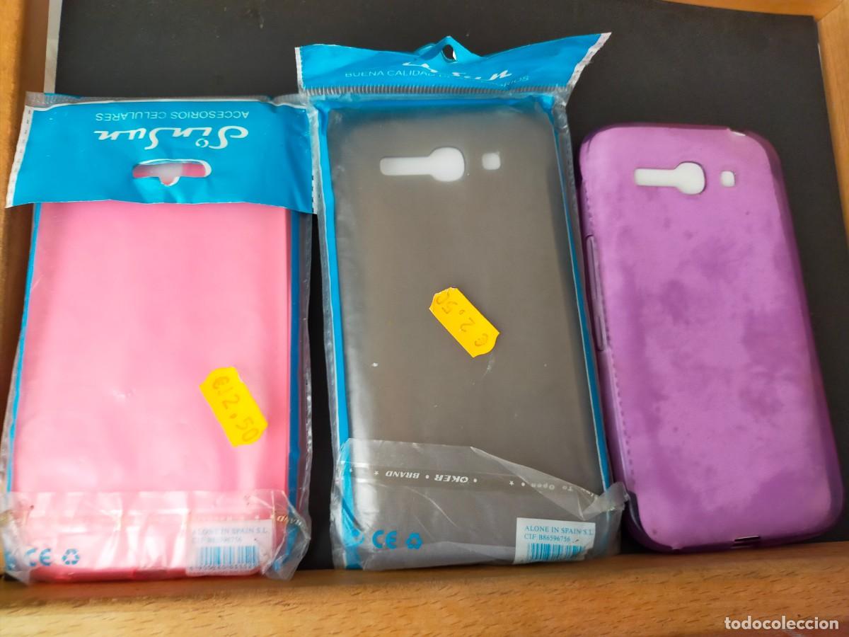 Coleccionismo: LOTE DE 3 FUNDAS DE M&Oacute;VIL A ESTRENAR. ALCATEL TOUCH POP C9 7047 D. OT7047D POP C9. VARIOS COLORES.